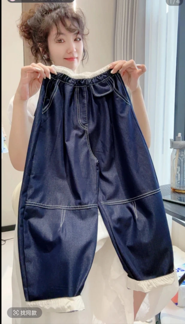 【天丝牛仔裤】2025新款夏季大童防蚊水洗牛仔裤男孩中长裤男女童