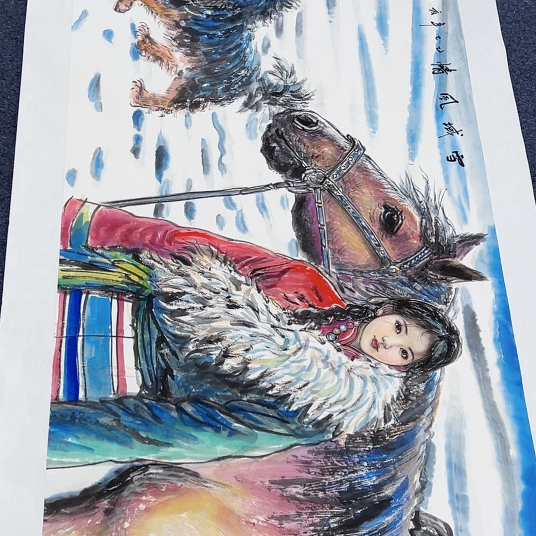 国画事事顺心如意万事