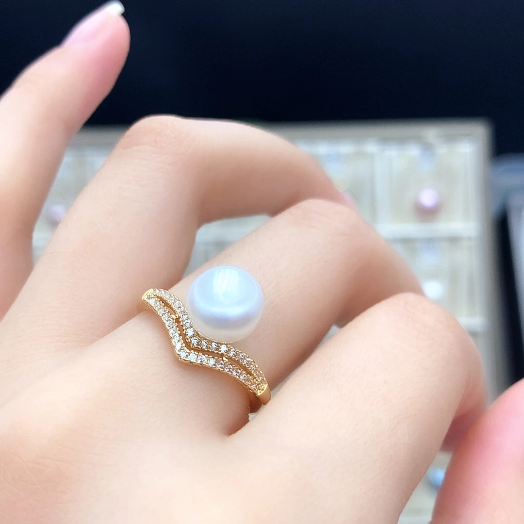 淡水珍珠合金颈饰