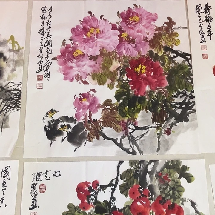 国画张圣敏先生纯手绘作品