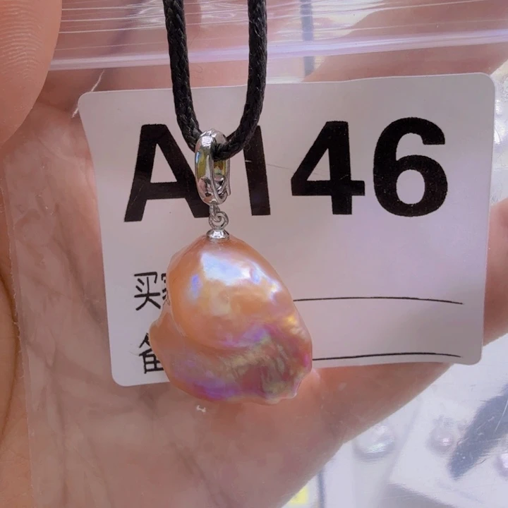 淡水珍珠银S925镶嵌颈饰
