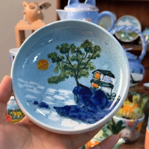炉景德镇釉下手绘陶瓷