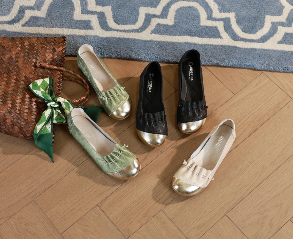 新款国风平底低跟时尚单鞋休闲舒适百搭汉服鞋618