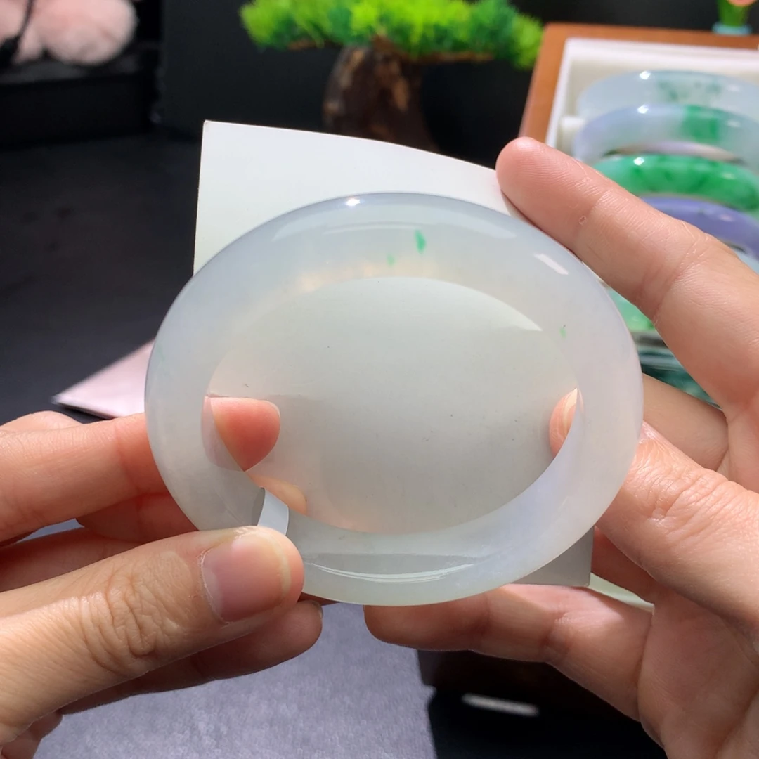 翡翠未镶嵌手镯闪购 18