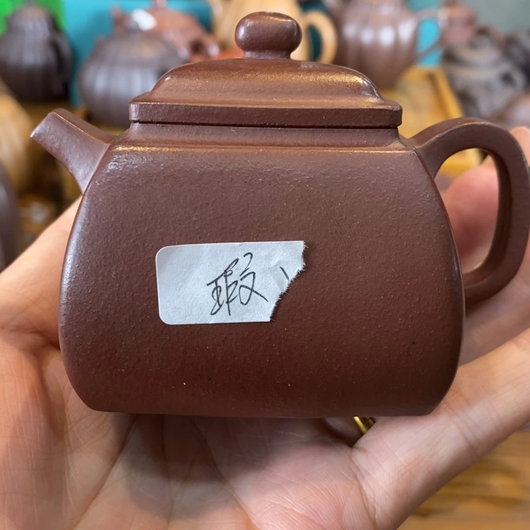 暗***动茶壶紫砂原矿泥料手工壶直播间