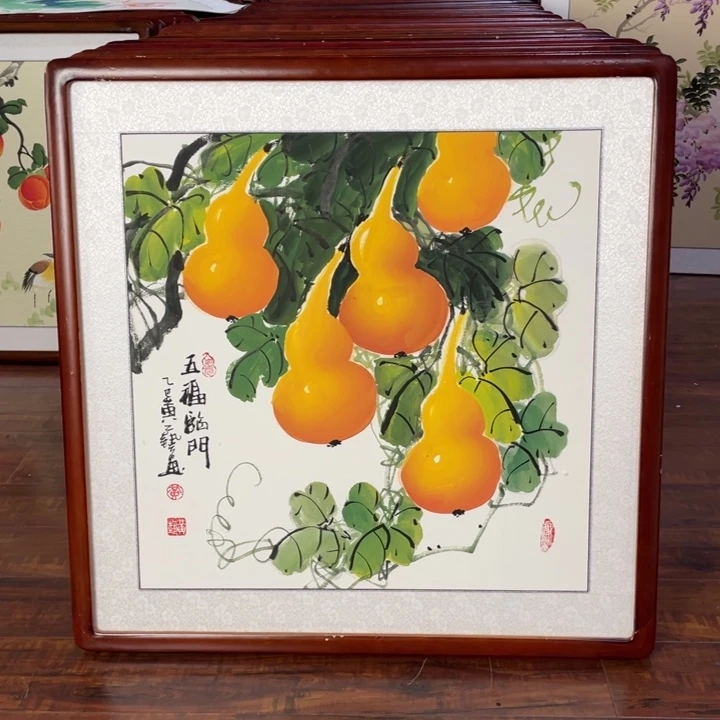 国画带框尺寸63*63厘米
