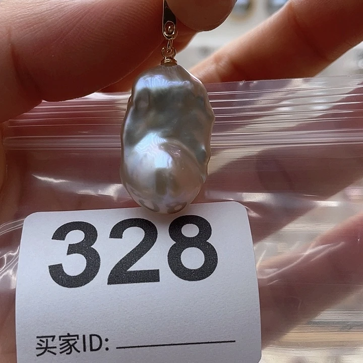 未镶嵌天然珍珠。  漏 漏 漏淡水珍珠