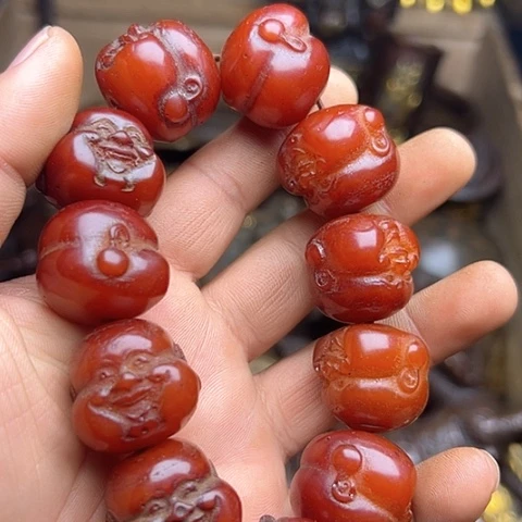 琥珀手链未镶嵌你好了没有呀不