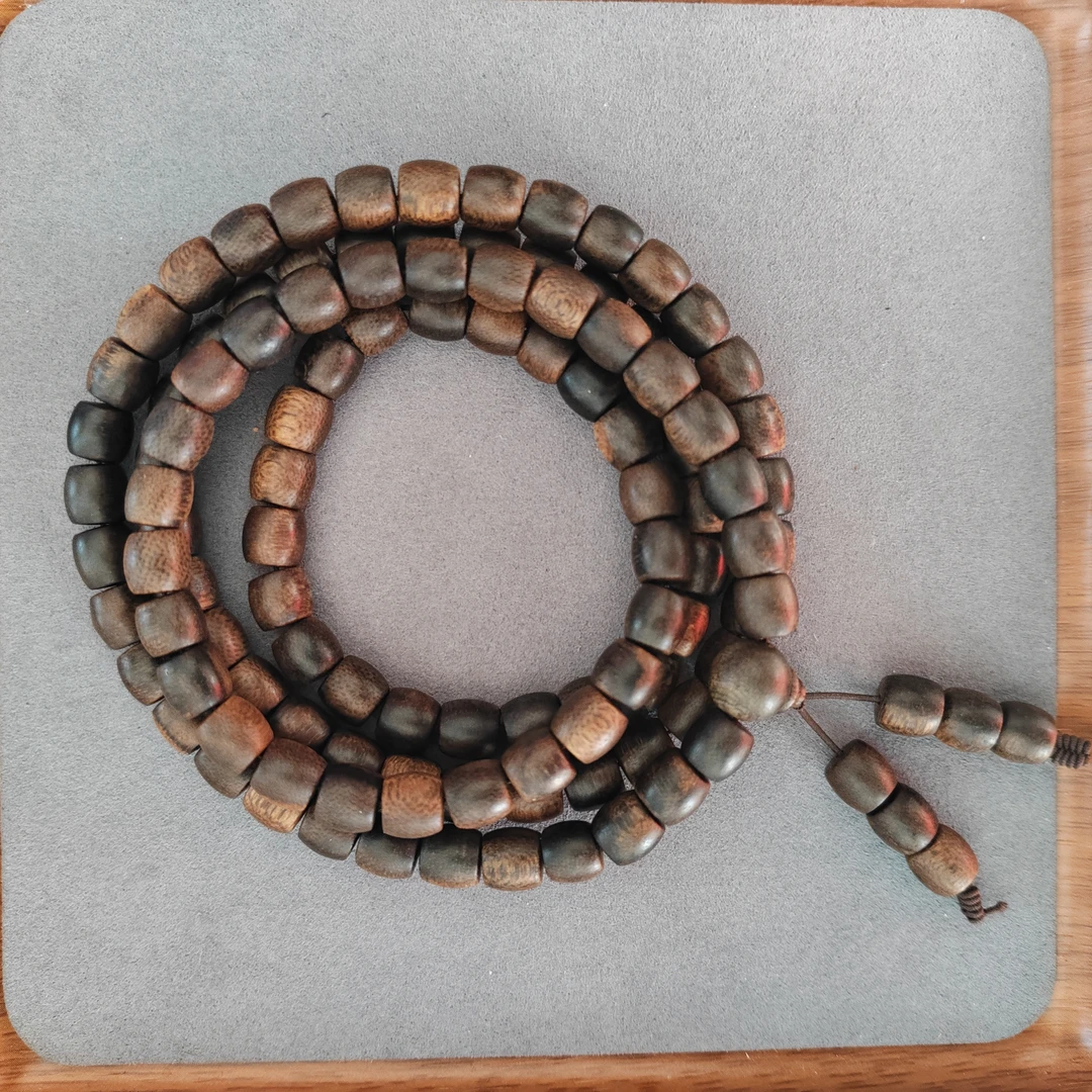 XGM020雅加达黑棋鼓珠（多样性发货）