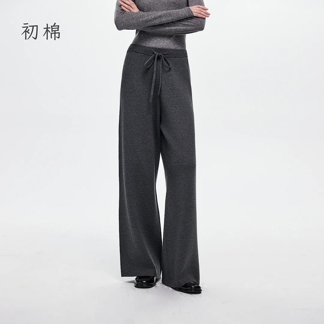 棉仓【初棉】—针织垂感休闲裤366618031