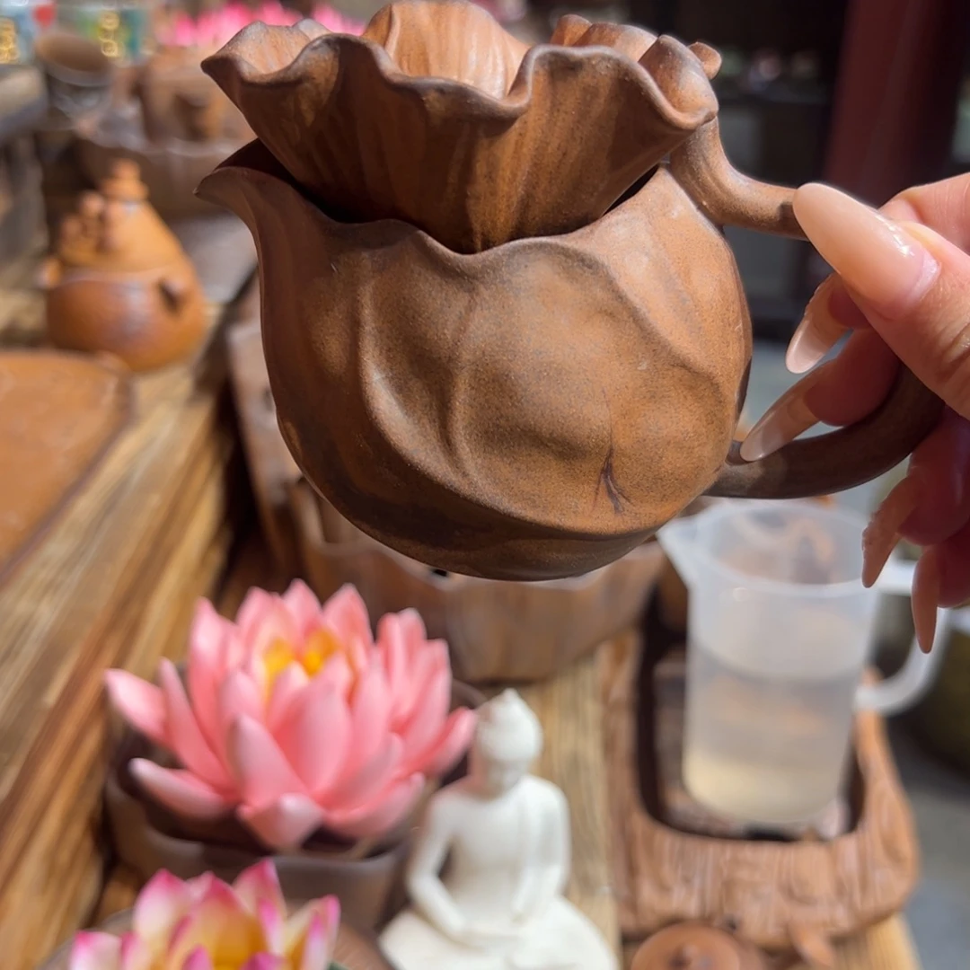 裸烧老岩泥原矿茶具