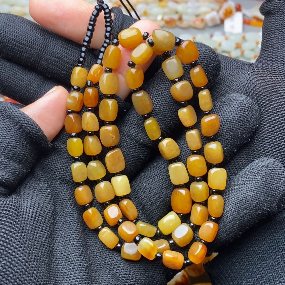 和田玉未镶嵌手链