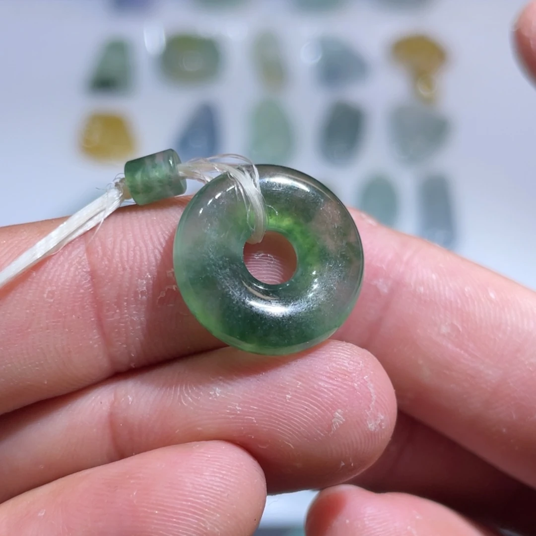 颈饰未镶嵌翡翠甜甜圈