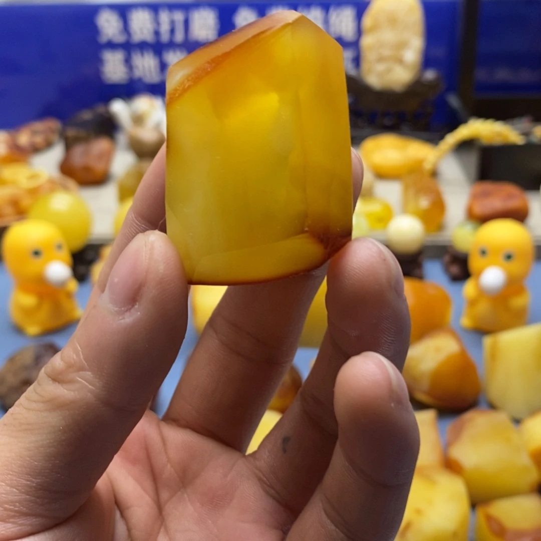 定制蜜蜡未镶嵌冰**提传世琥珀蜜蜡定制