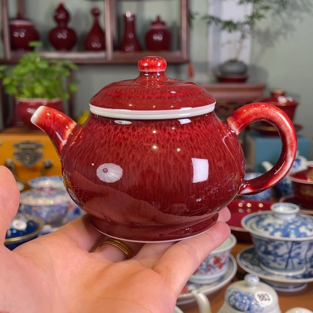 清欢雅玩原矿郎红福利潘壶200毫升