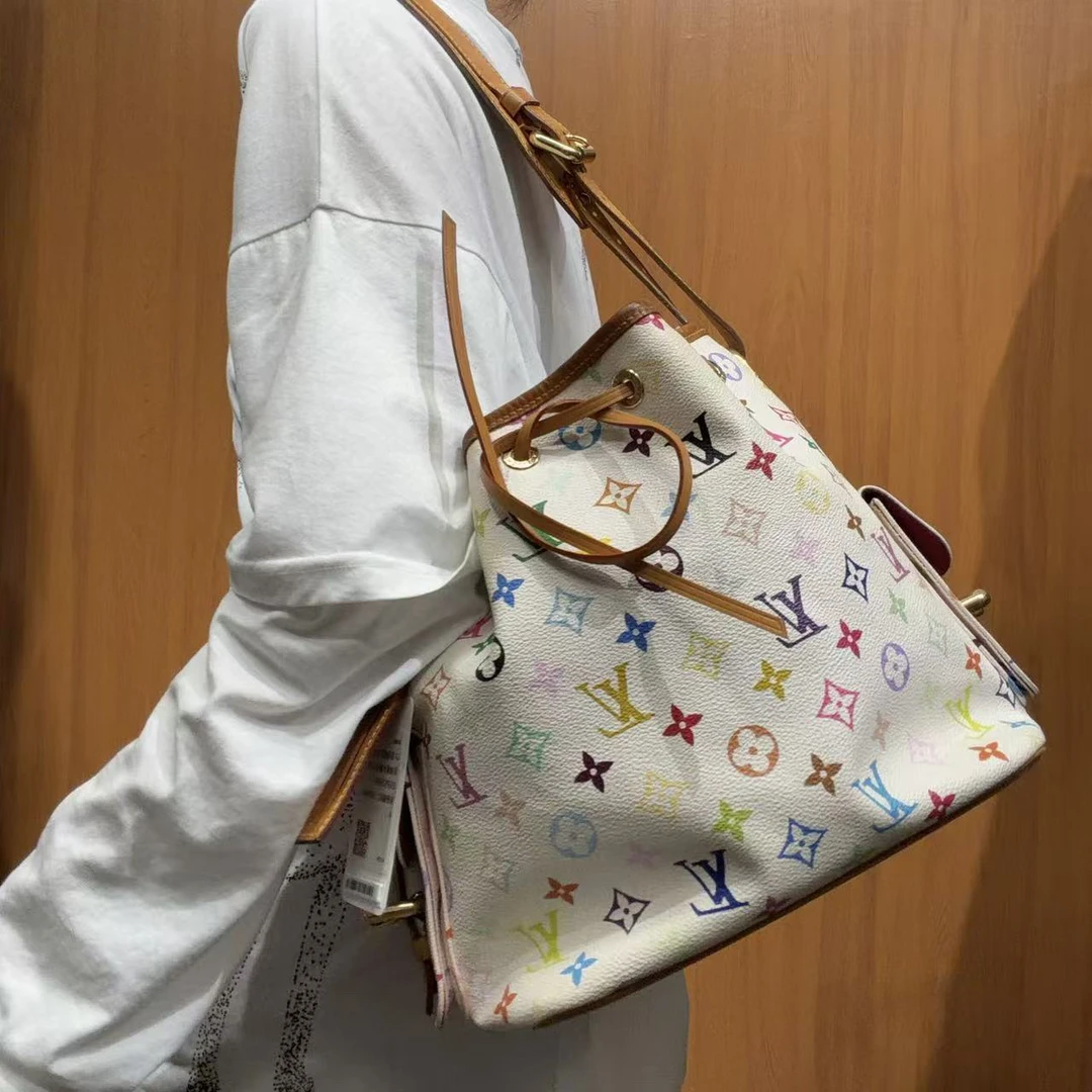 95新 LouisVuitton/路易威登 【蕾】 3GP526 白色三彩单肩包