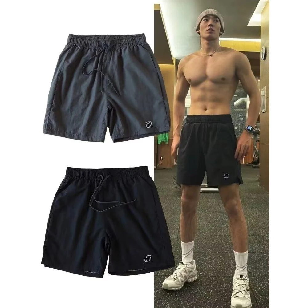 夏季男士中性风泡泡纱百搭休闲短裤情侣时尚潮流宽松沙滩五分裤男