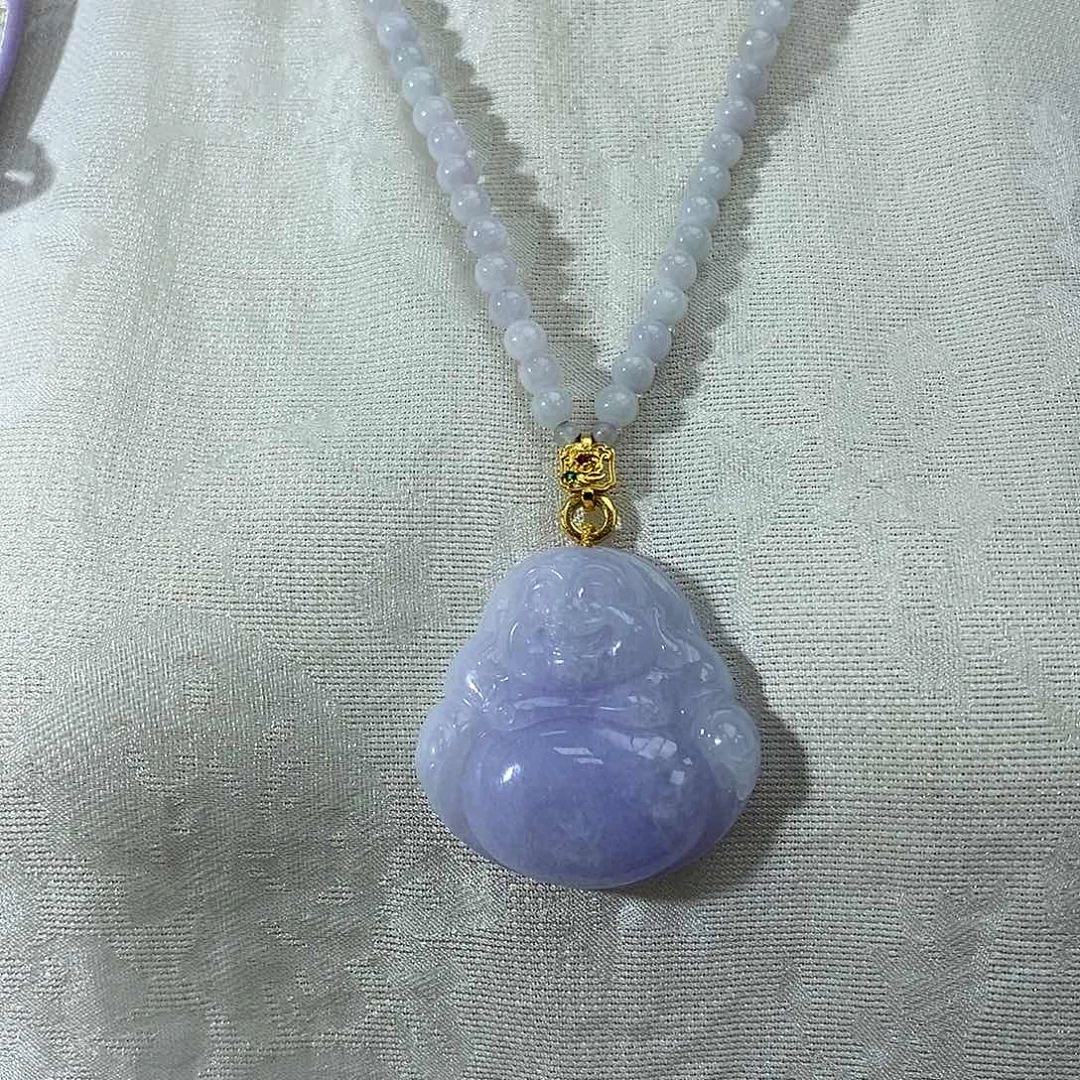 翡翠未镶嵌颈饰吊坠