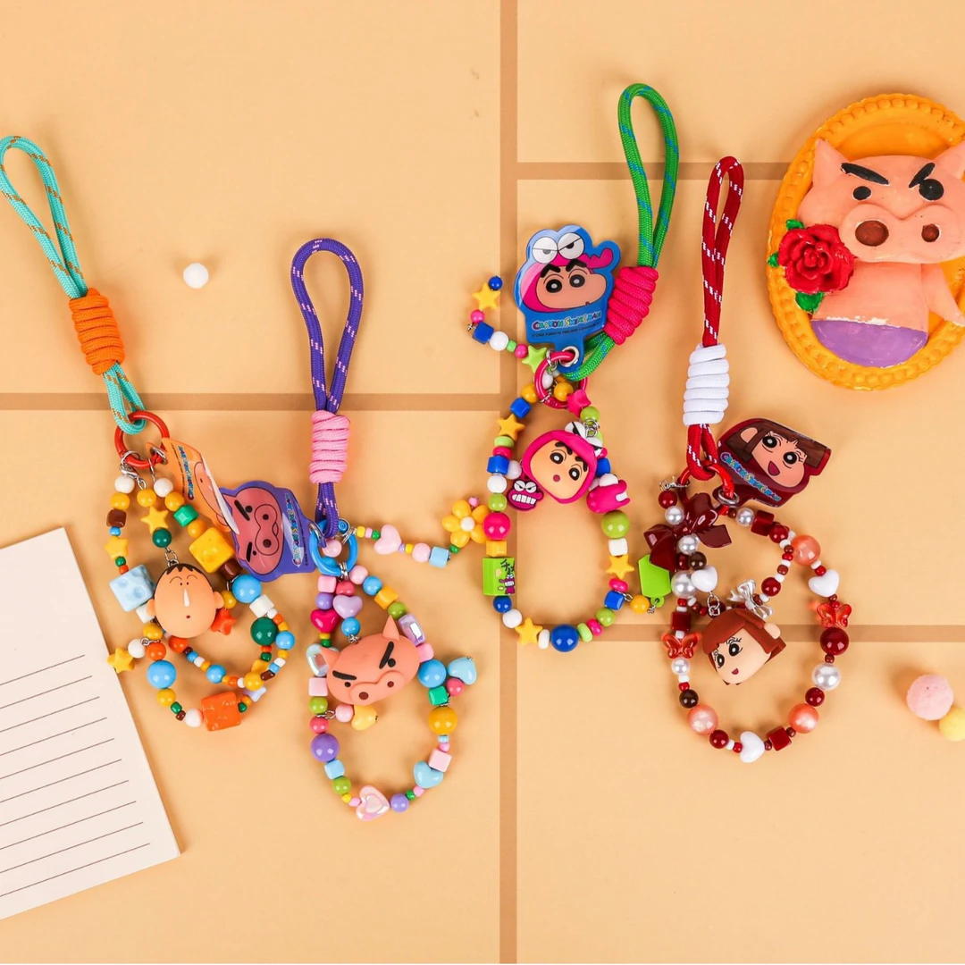 蜡笔小新立体手机挂件惊喜系列盲盒小新包包钥匙挂件礼物