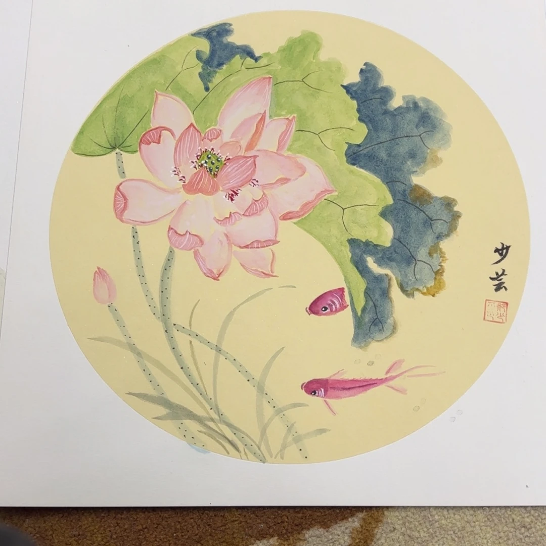 国画38-38卡纸作品艺