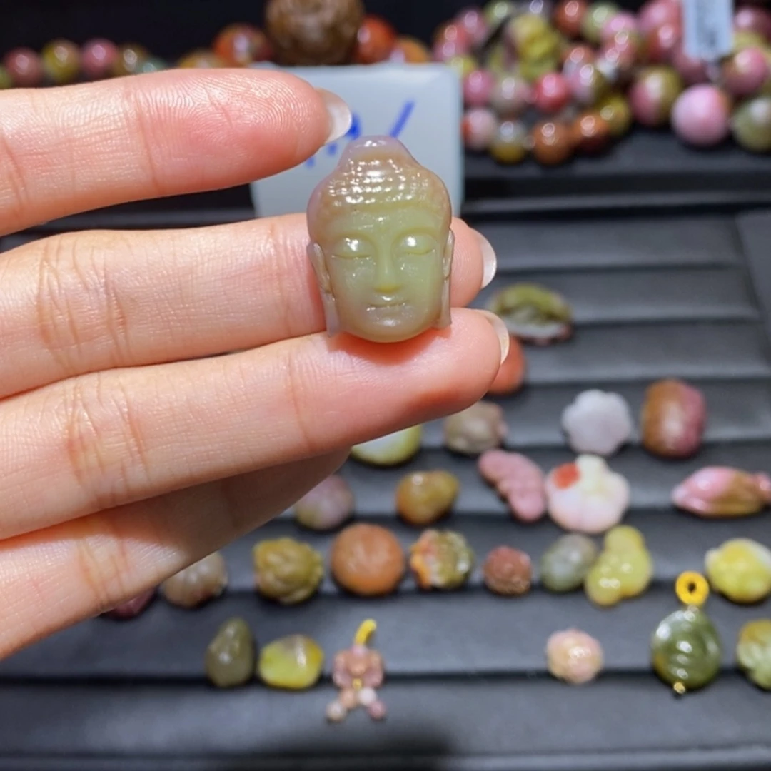 【闪购商品】未镶嵌手链玛瑙/玉髓盐源玛瑙。大日如来