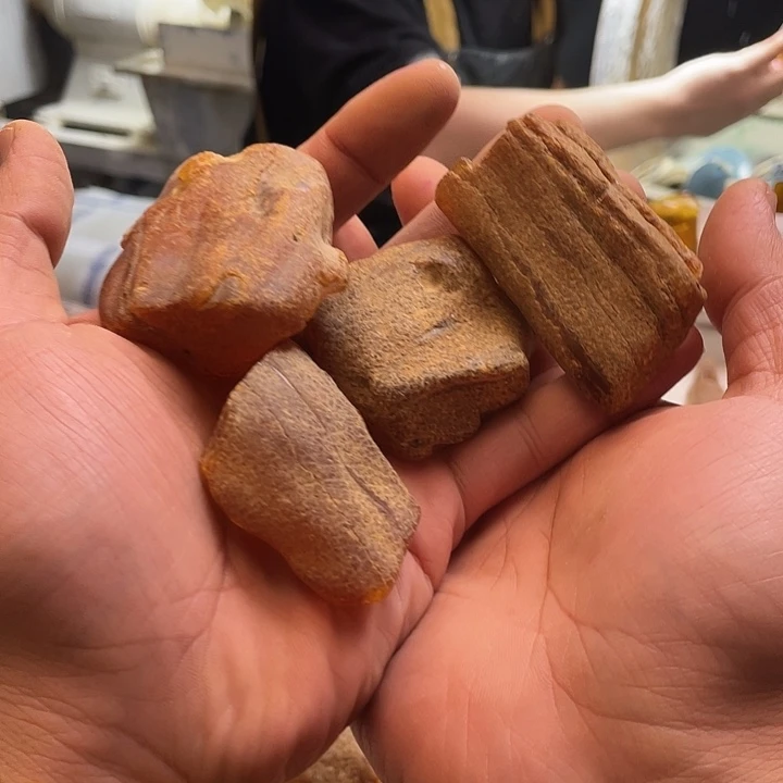 半***糖定制琥珀未镶嵌天然琥珀蜜蜡