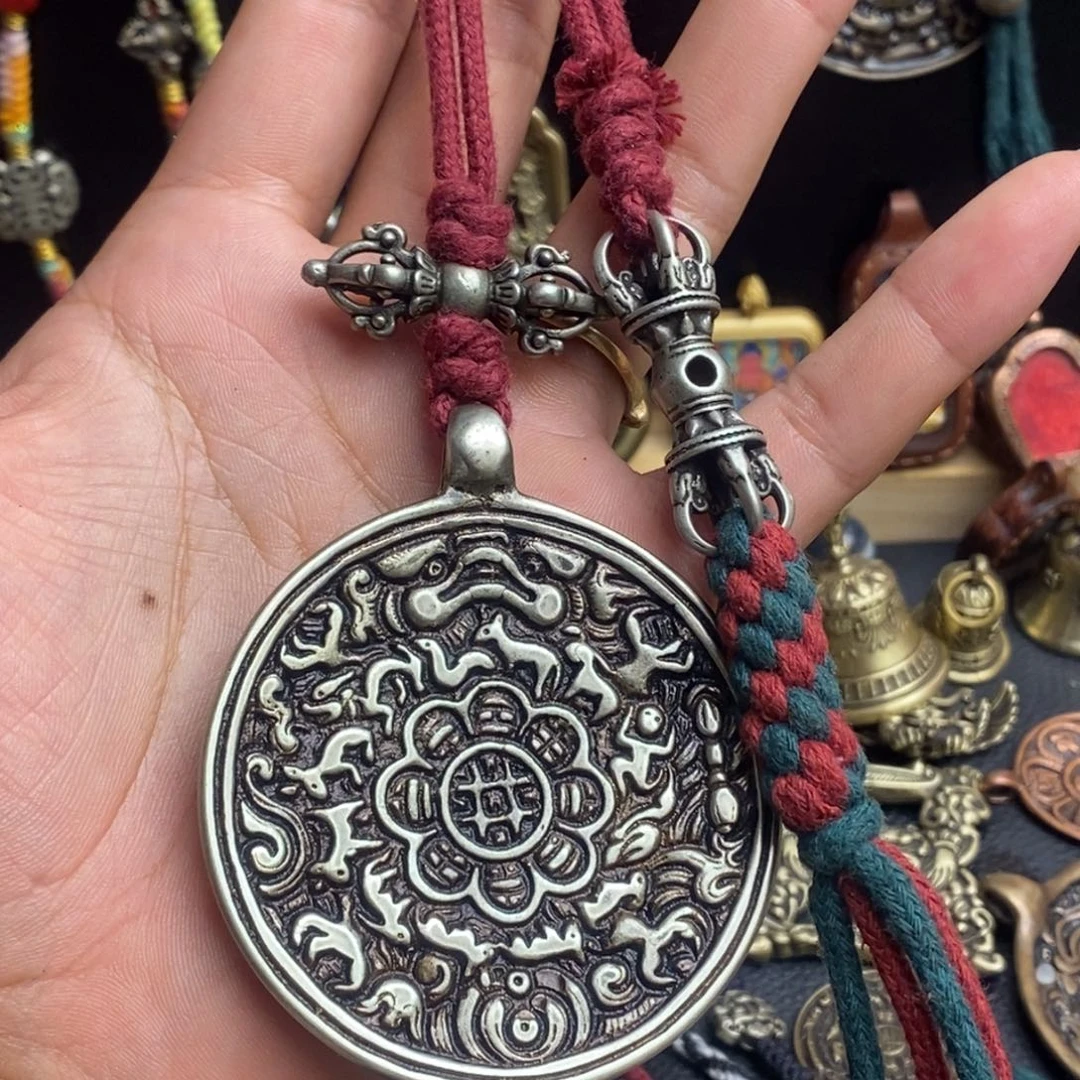 黄***骋藏式风格九宫八卦牌