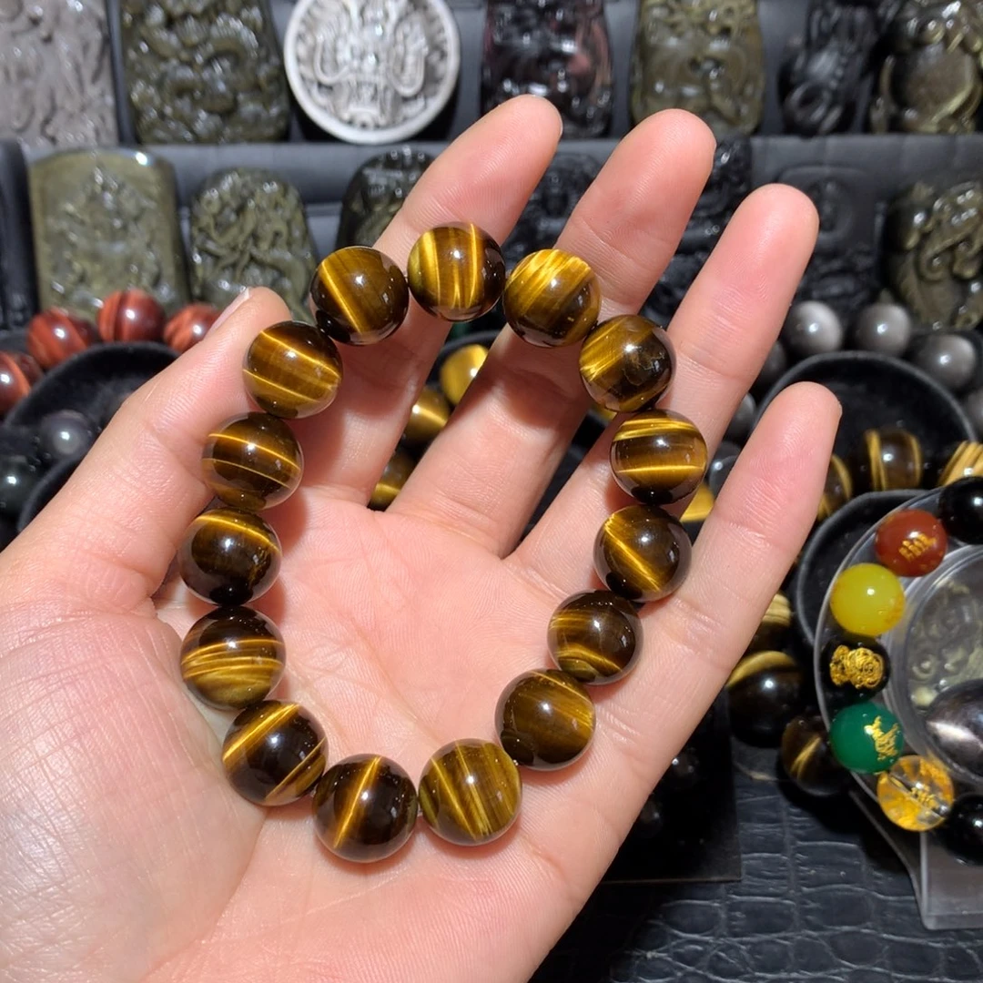 木变石（虎睛石）手串未镶嵌軍