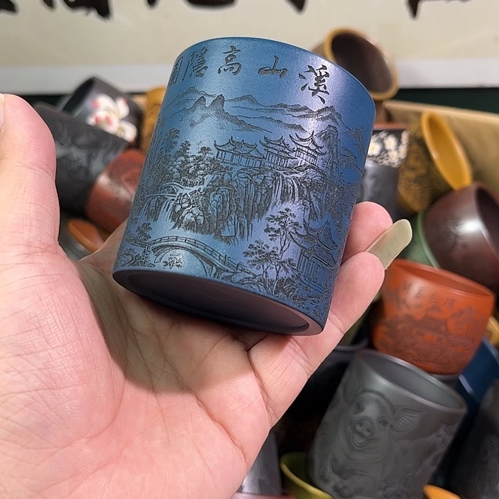 茶杯紫砂全手工紫砂主人杯