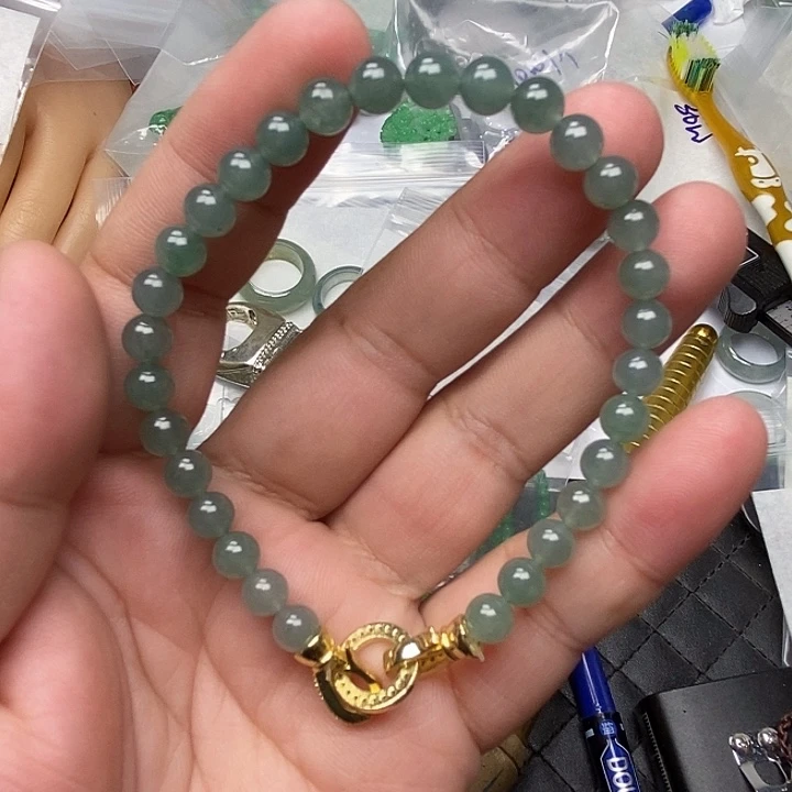 定制翡翠未镶嵌毛货需要抛光，请慎拍