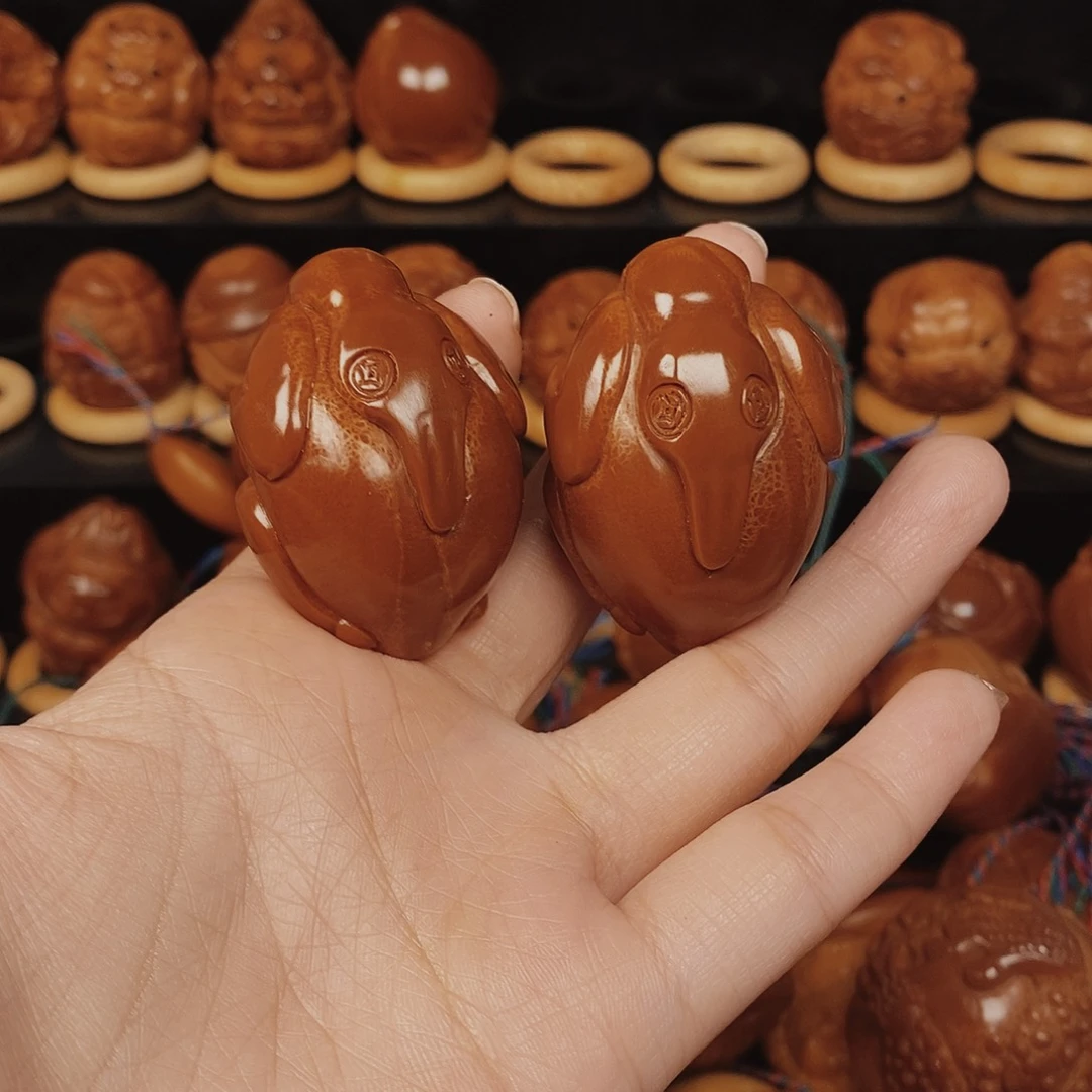 ****양橄榄核手串/手链烤鸭一对00088