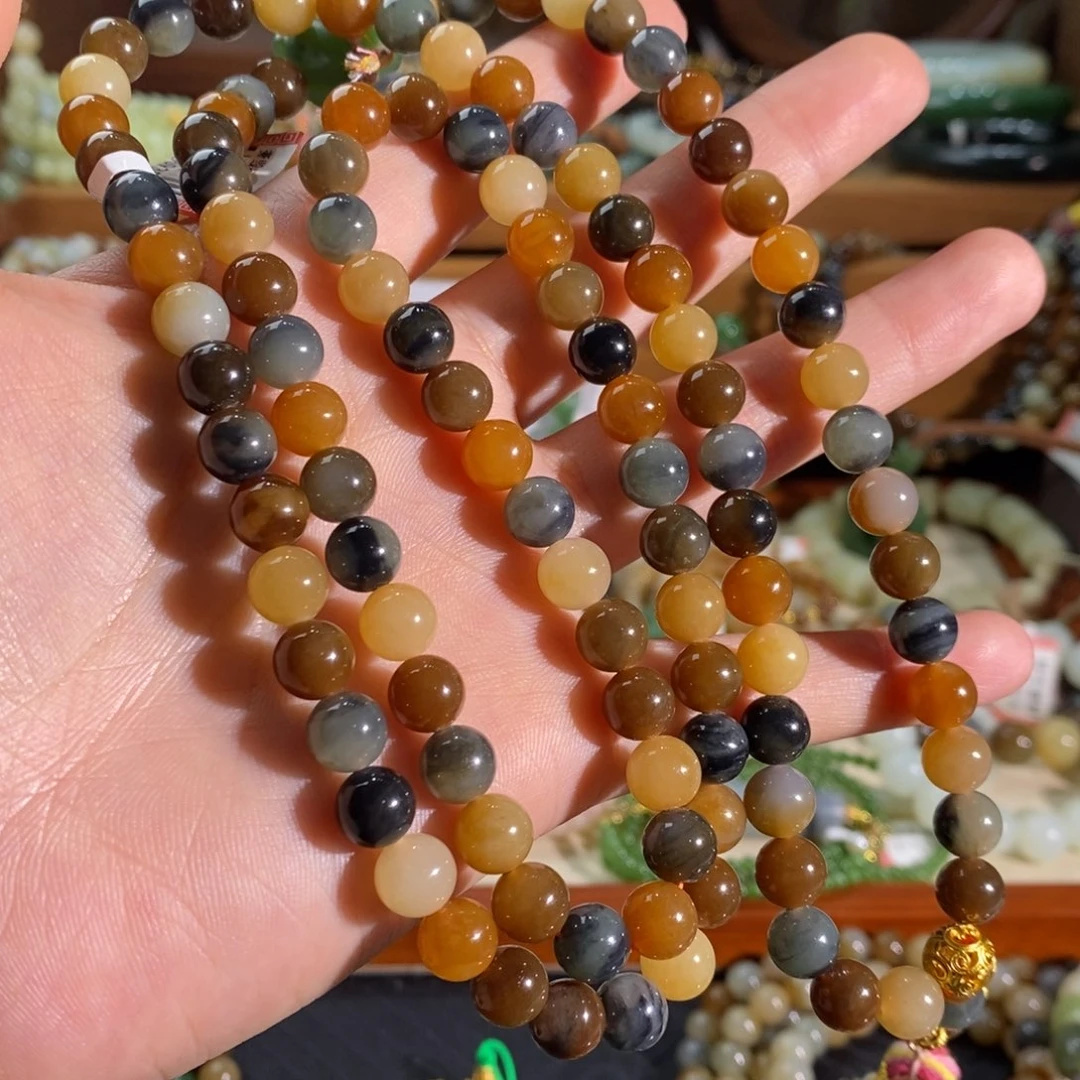 和田玉未镶嵌手链