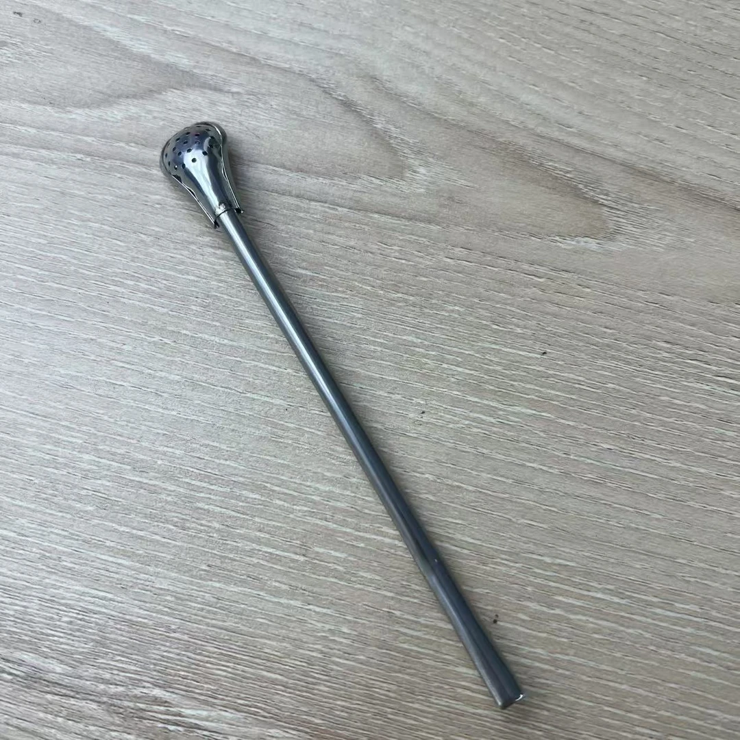 不锈钢花茶吸管1支【汤家限定】