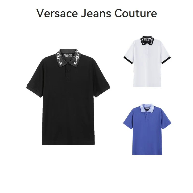 Versace范思哲VJC奢侈品POLO衫男士短袖POLO衫76GAGT08 CJ01T