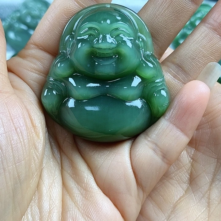 吊坠(不含链)未镶嵌和田玉（碧玉）48