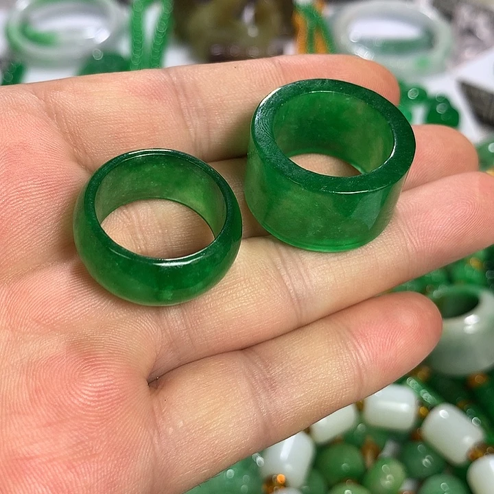 卡***尔翡翠未镶嵌手链翡翠戒指666666