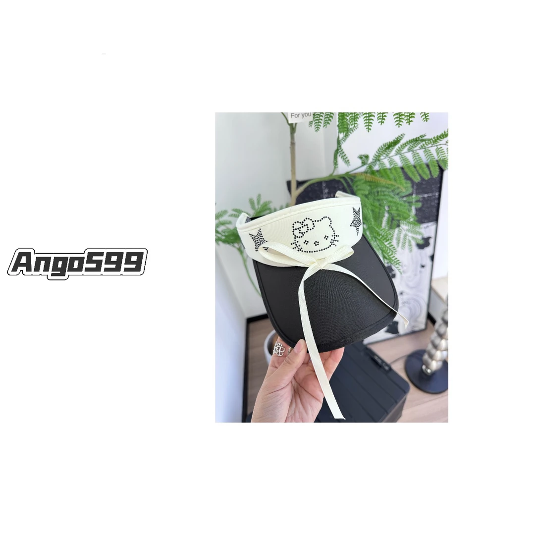 KT帽烫钻防晒遮阳帽 百搭显脸小