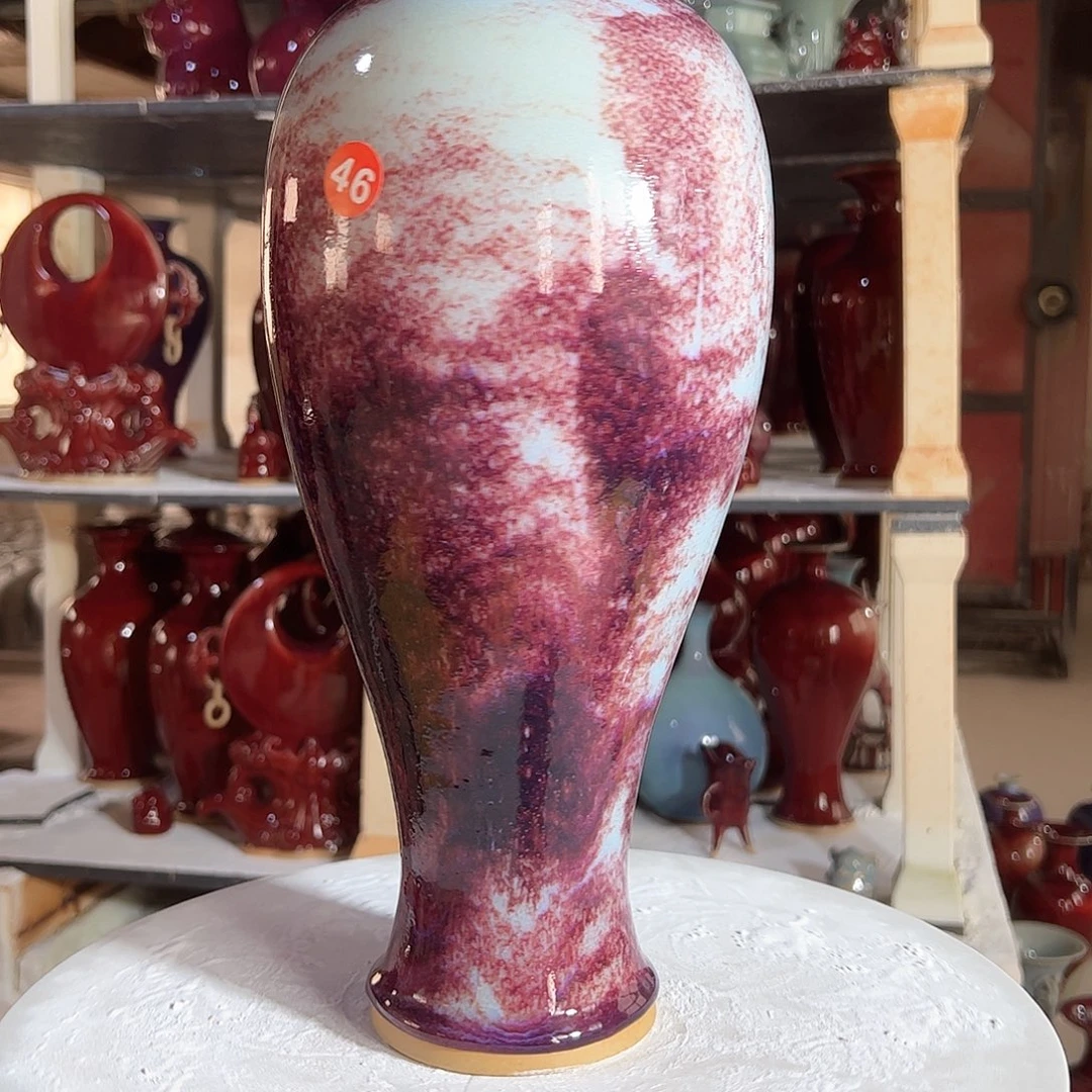 摆件郑家钧窑摆件微