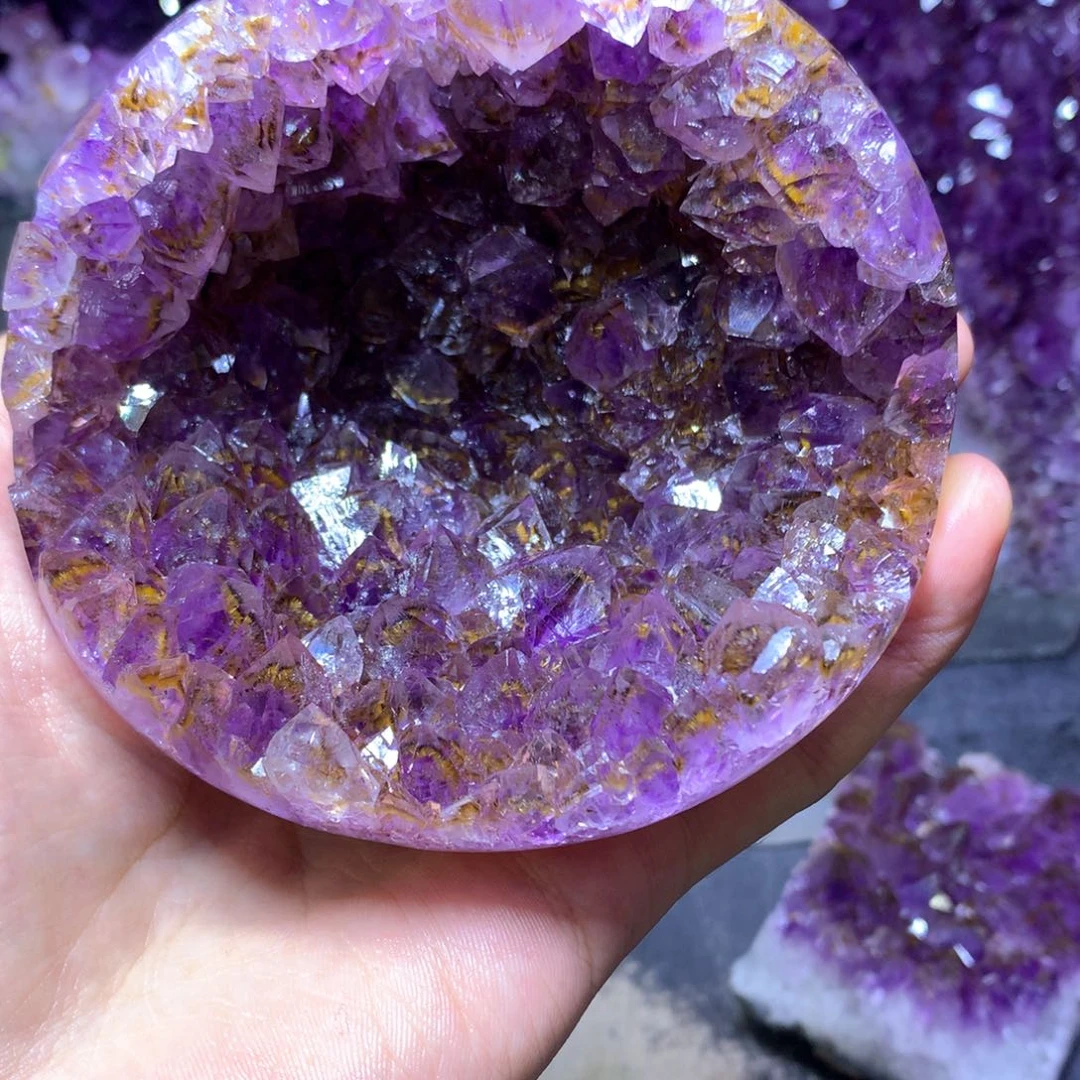 紫晶摆件未镶嵌K****s紫晶