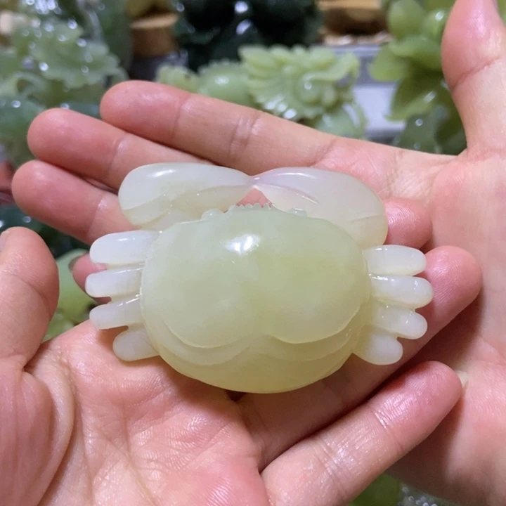 【闪购商品】蛇纹石玉把件未镶嵌