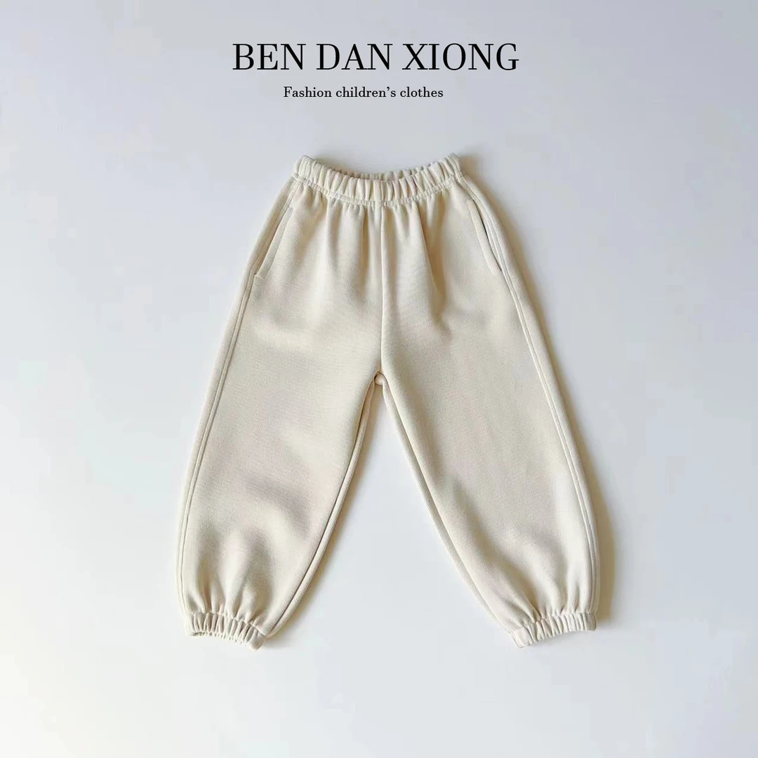 【现货】中大童春季新款休闲卫裤合并成人2032