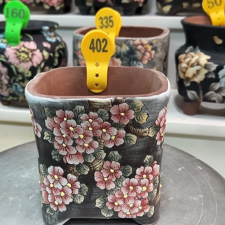 初***️花盆紫砂水晶花盆402