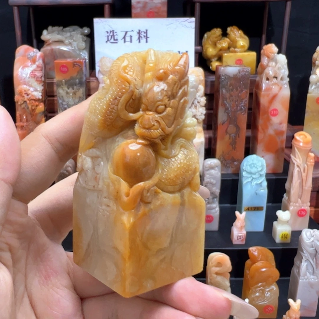 用***哥昌化石印石手工制作