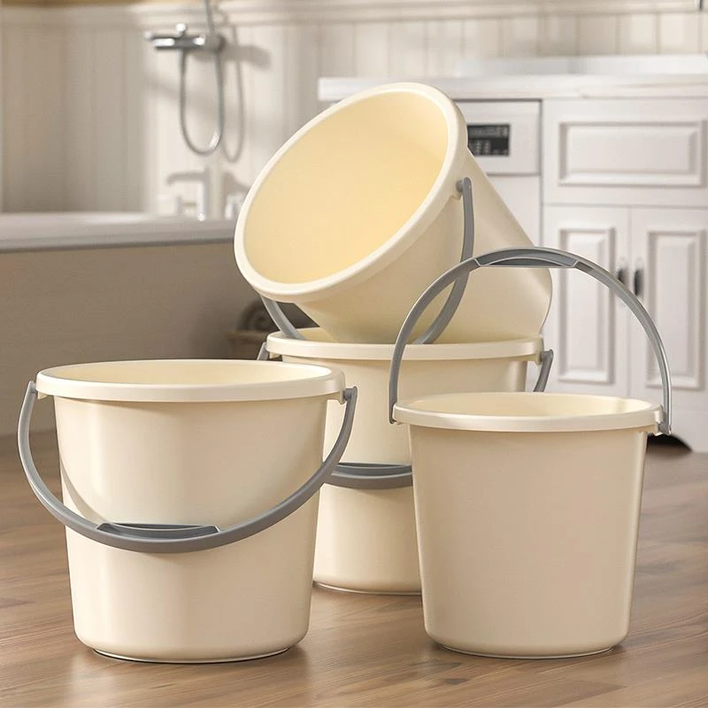 加厚塑料水桶大号圆桶手提小桶学生宿舍洗衣桶家用洗澡桶泡脚桶