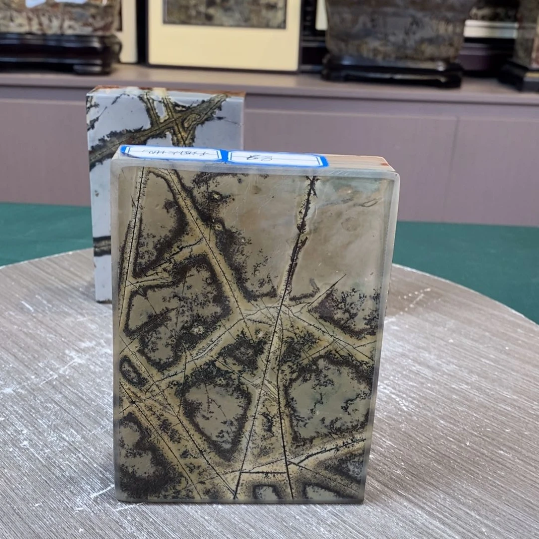 石材广西国画石草花石