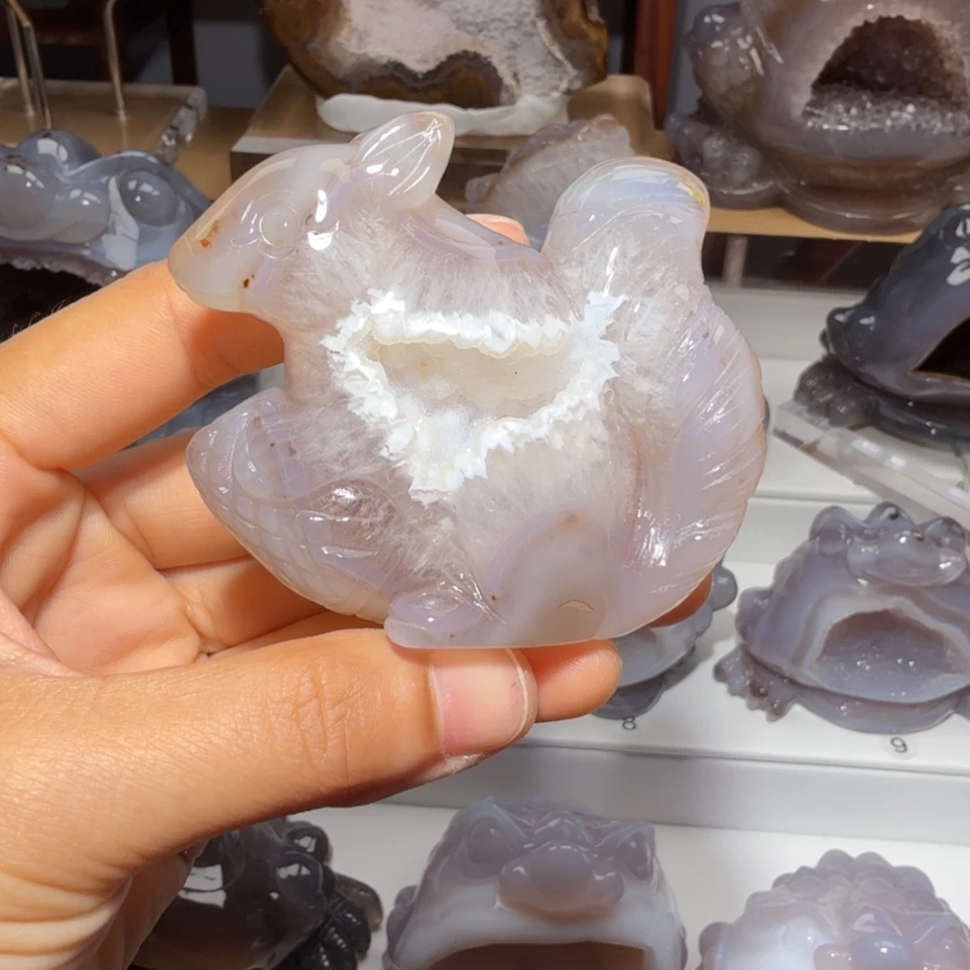 玛瑙/玉髓未镶嵌摆件