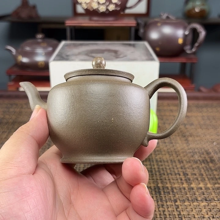 震***茶壶紫砂宜兴原矿泥料手工紫砂壶