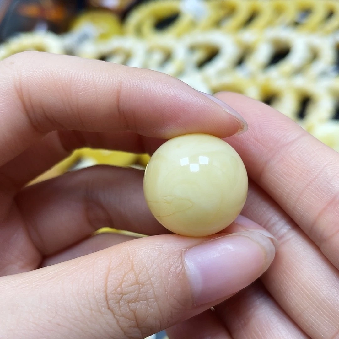 未镶嵌蜜蜡裸石圆珠20mm