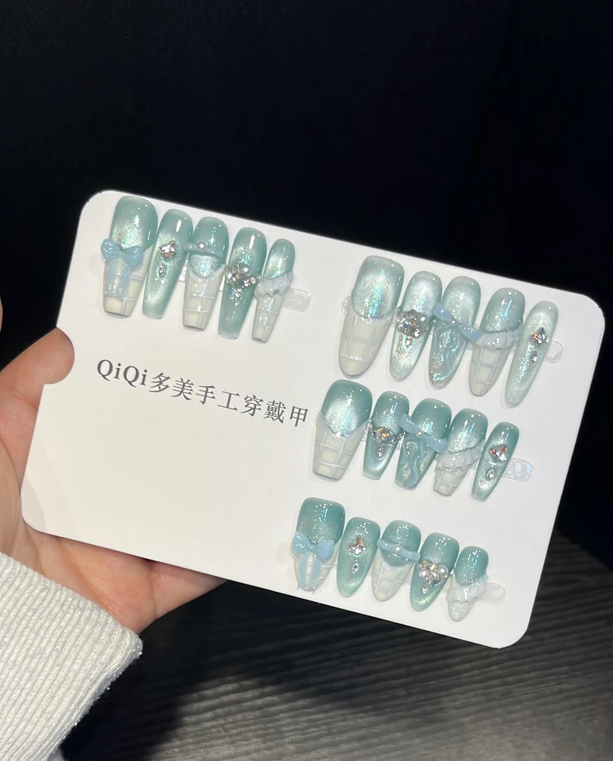 【等烟雨】——纯手工穿戴甲