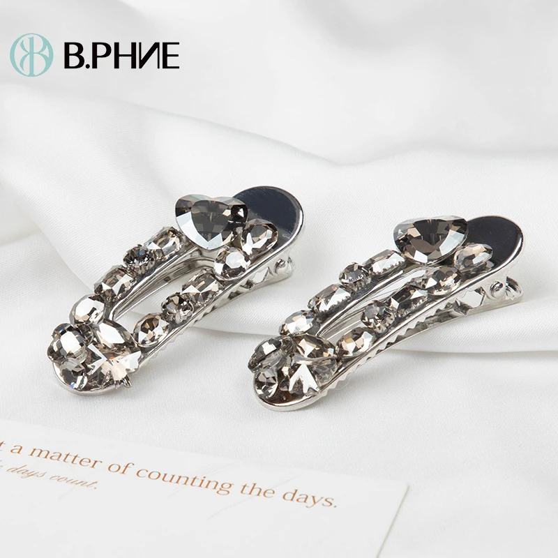 B.【贝菲】气质时尚百搭满钻重工压夹